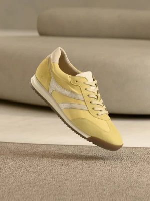 Sneakersy niskie Gabor jasnożółty