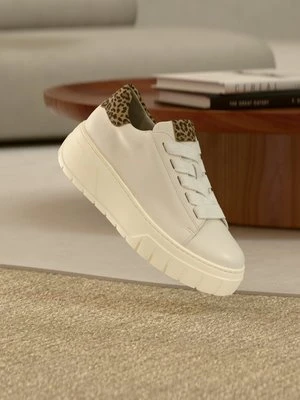 Sneakersy niskie Gabor mleczny