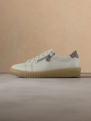 Sneakersy niskie Gabor mleczny