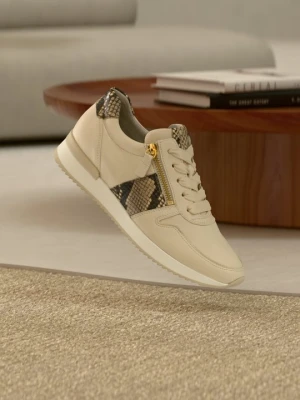 Sneakersy niskie Gabor mleczny