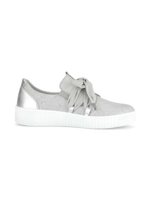 Sneakersy niskie Gabor srebrny