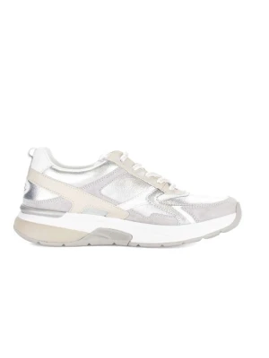Sneakersy niskie Gabor srebrny