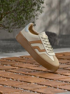 Sneakersy niskie Gant mleczny
