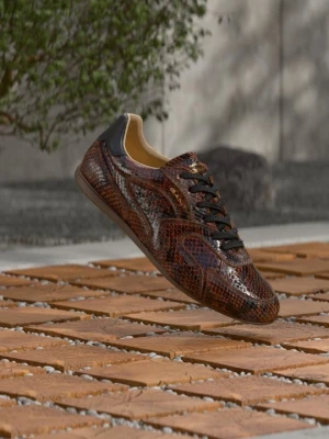 Sneakersy niskie Gant brązowy