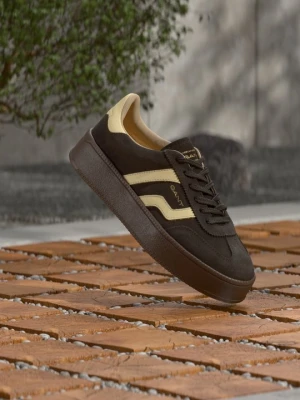 Sneakersy niskie Gant ciemnobrązowy