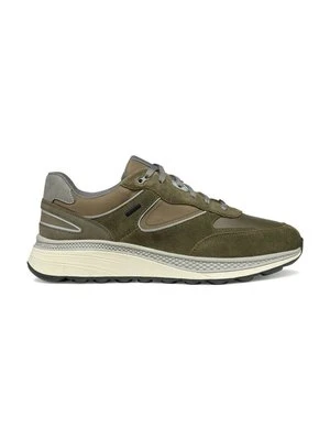Sneakersy niskie Geox jasnozielony melanż