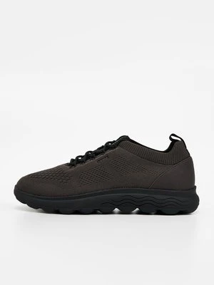 Sneakersy niskie Geox ciemnobrązowy