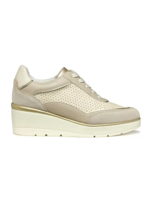 Sneakersy niskie Geox beżowy