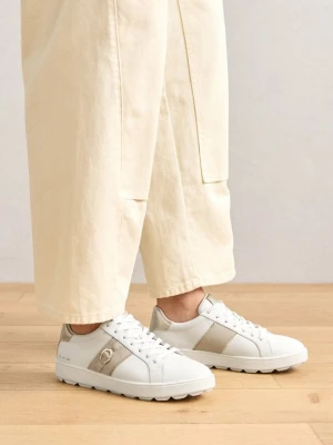 Sneakersy niskie Geox biały