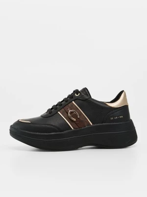 Sneakersy niskie Geox czarny