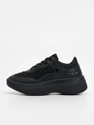 Sneakersy niskie Geox czarny