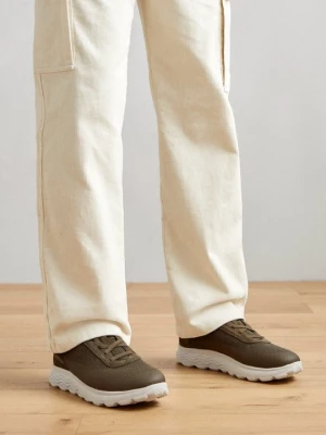 Sneakersy niskie Geox khaki