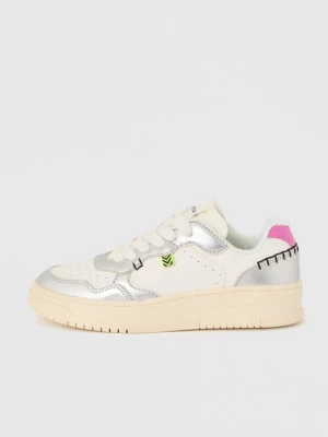 Sneakersy niskie Geox srebrny