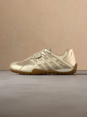 Sneakersy niskie Geox złoty