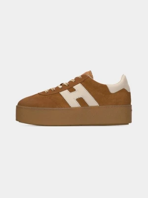 Sneakersy niskie Hogan brązowy