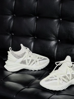 Sneakersy niskie Jimmy Choo biały