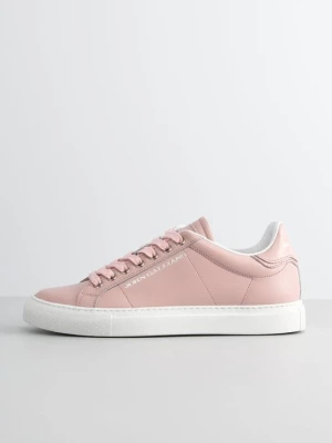 Sneakersy niskie John Galliano jasnoróżowy melanż