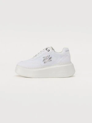 Sneakersy niskie KARL LAGERFELD mleczny