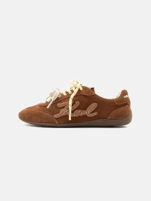 Sneakersy niskie KARL LAGERFELD tan
