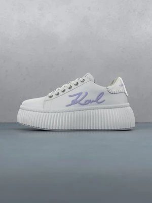 Sneakersy niskie KARL LAGERFELD biały