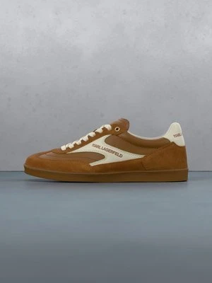Sneakersy niskie KARL LAGERFELD brązowy