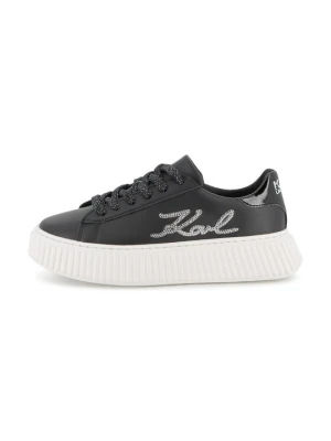 Sneakersy niskie KARL LAGERFELD czarny
