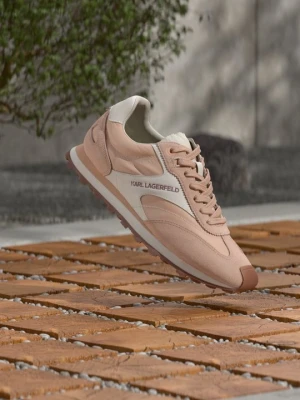 Sneakersy niskie KARL LAGERFELD jasnoróżowy
