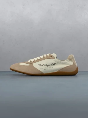 Sneakersy niskie KARL LAGERFELD mleczny