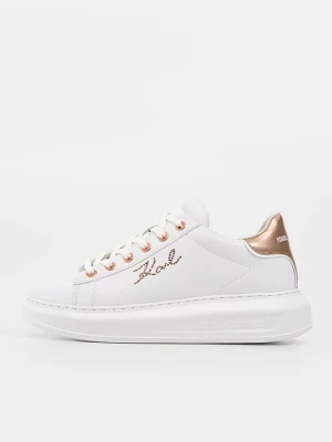 Sneakersy niskie KARL LAGERFELD mleczny