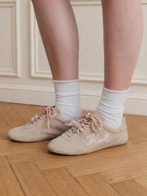 Sneakersy niskie KARL LAGERFELD taupe