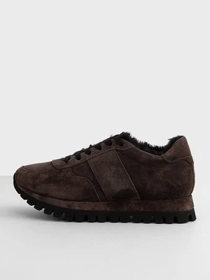 Sneakersy niskie Kennel & Schmenger ciemnobrązowy
