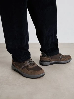 Sneakersy niskie Lacoste brązowy
