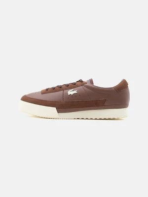 Sneakersy niskie Lacoste ciemnobrązowy