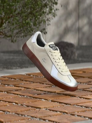 Sneakersy niskie Lacoste mleczny