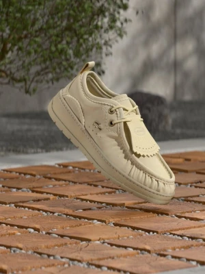 Sneakersy niskie Lacoste mleczny