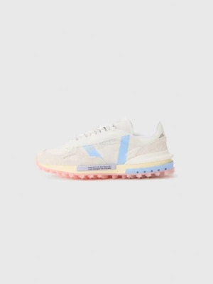 Sneakersy niskie Lacoste mleczny