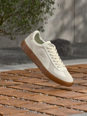 Sneakersy niskie Lacoste mleczny