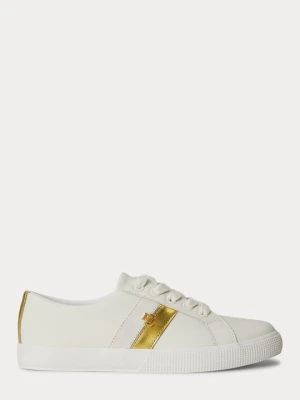 Sneakersy niskie Lauren Ralph Lauren biały