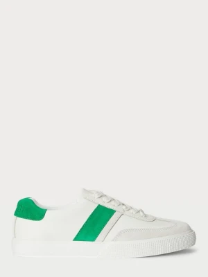 Sneakersy niskie Lauren Ralph Lauren biały