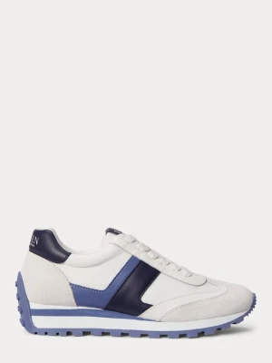Sneakersy niskie Lauren Ralph Lauren biały