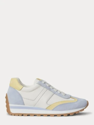 Sneakersy niskie Lauren Ralph Lauren biały