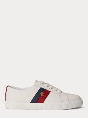 Sneakersy niskie Lauren Ralph Lauren biały