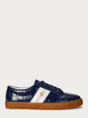 Sneakersy niskie Lauren Ralph Lauren granatowy