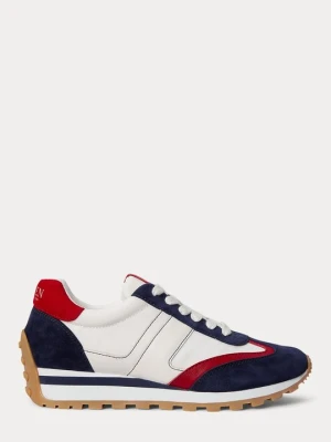 Sneakersy niskie Lauren Ralph Lauren granatowy