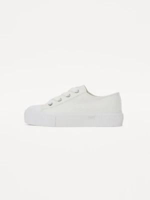 Sneakersy niskie Lee biały