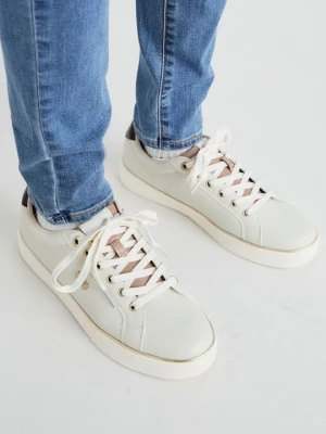 Sneakersy niskie Lee mleczny