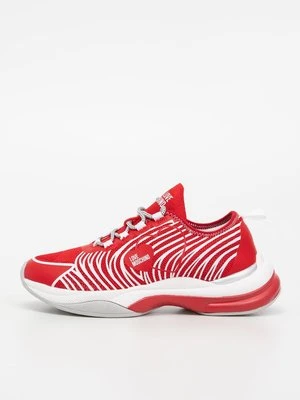 Sneakersy niskie LOVE MOSCHINO czerwony