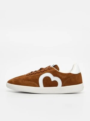 Sneakersy niskie LOVE MOSCHINO koniakowy