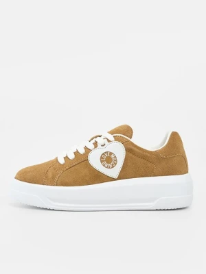 Sneakersy niskie LOVE MOSCHINO beżowy
