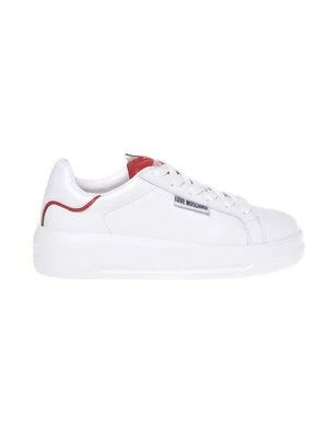 Sneakersy niskie LOVE MOSCHINO czerwony